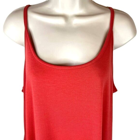 LOU & GREY Summer Shift Dress Spaghetti Strap Size Medium - Picture 4 of 8